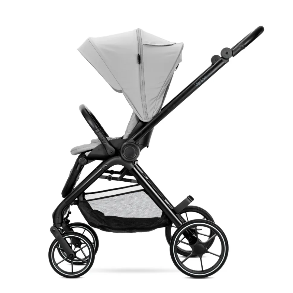 Poussette duo venice + nacelle gris