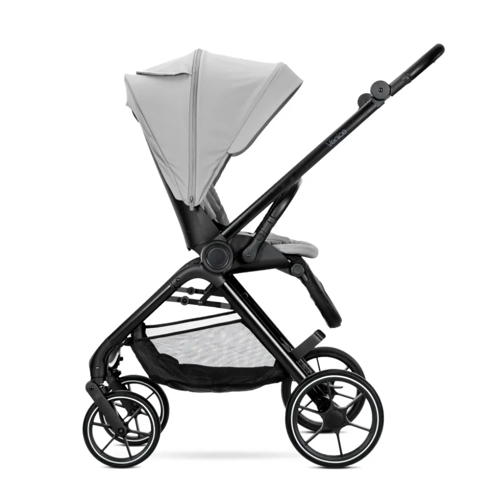 Poussette duo venice + nacelle gris
