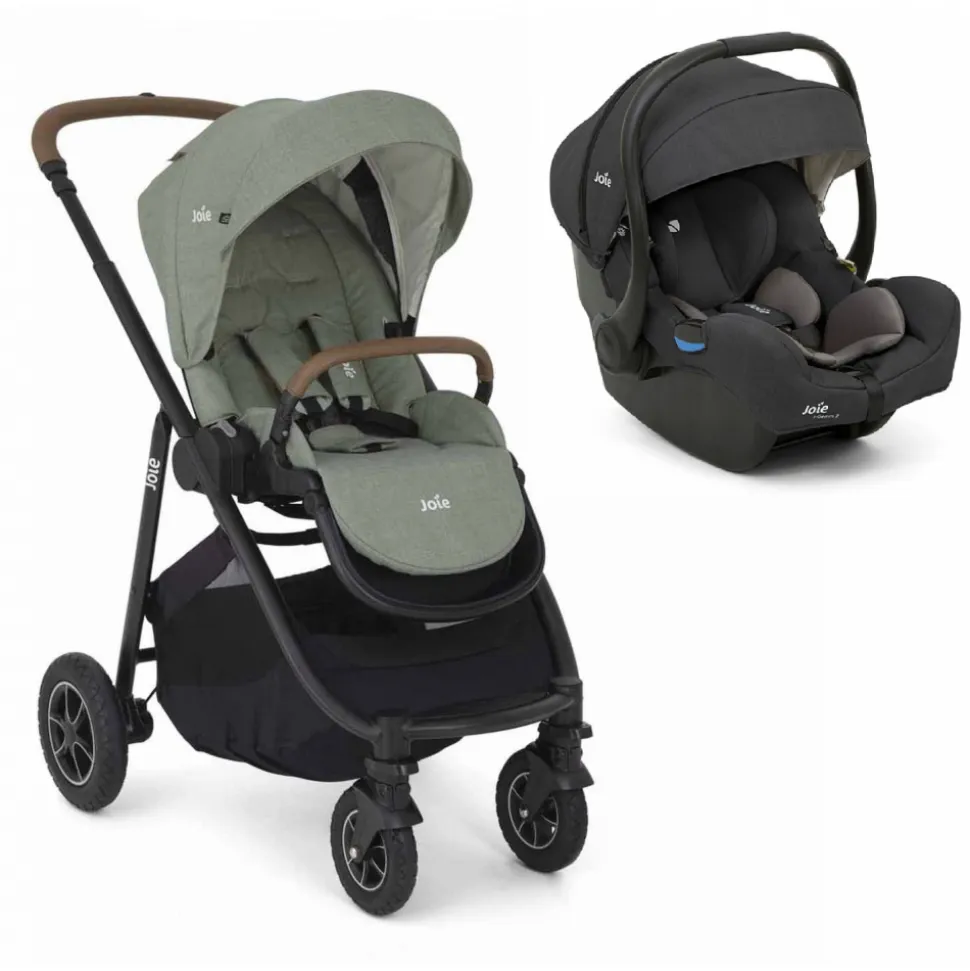 Poussette duo versatrax laurel vert + siège auto i-gemm 3 raven