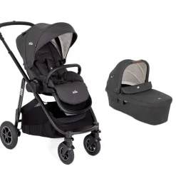 Poussette duo versatrax + nacelle ramble xl shale noir