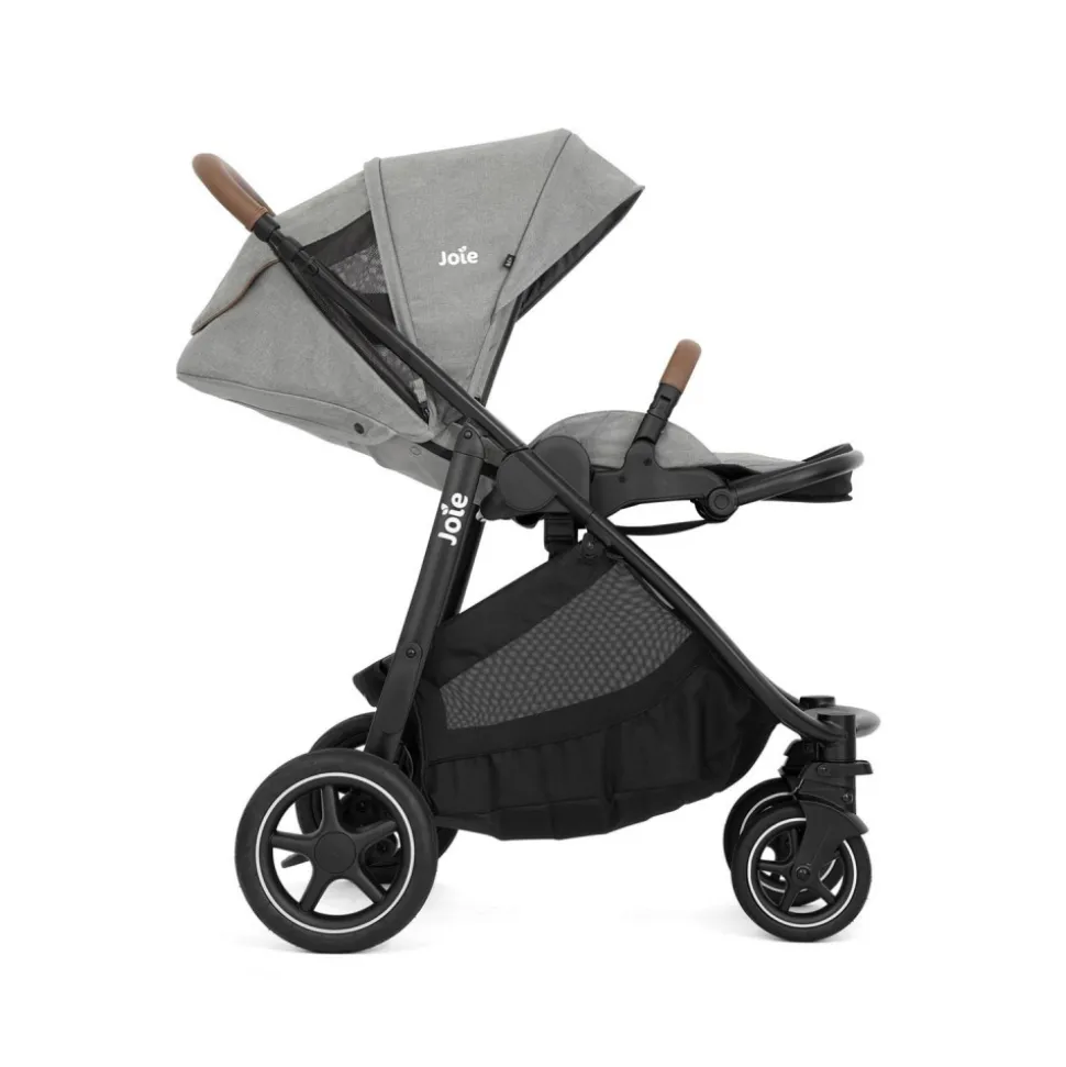 Poussette duo versatrax + nacelle ramble xl pebble gris