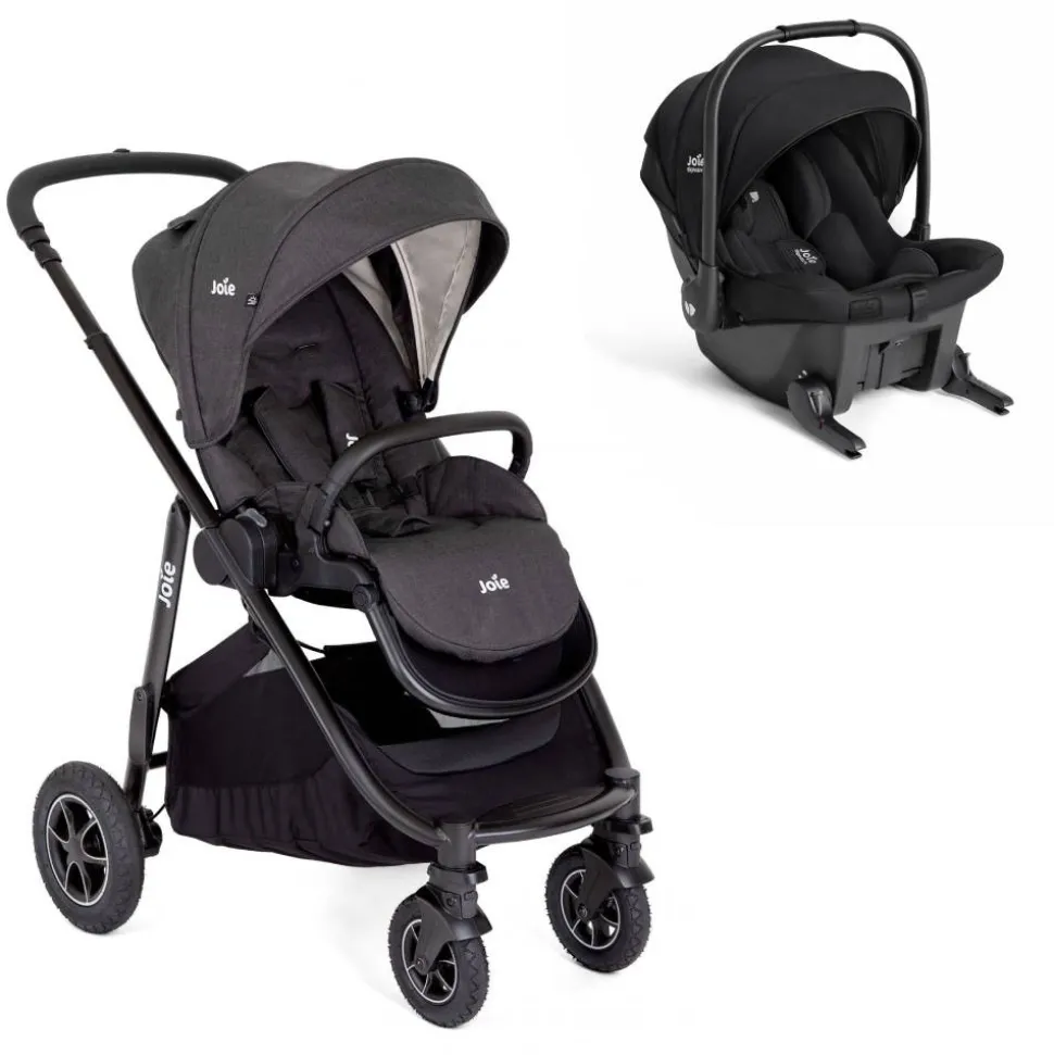 Poussette duo versatrax shale + siège auto sprint eclipse noir