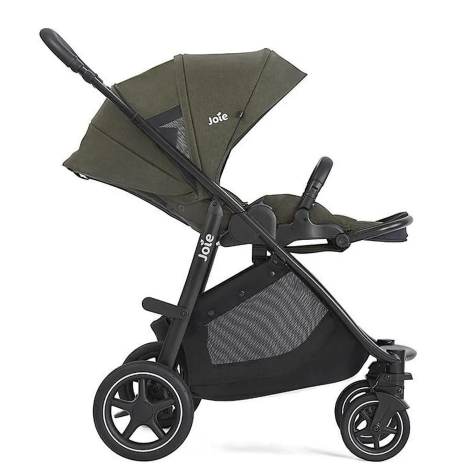 Poussette duo versatrax + siège auto i-snug 2 fern