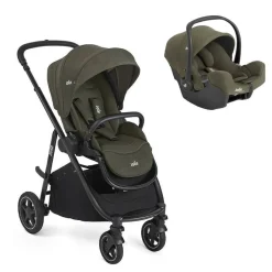 Poussette duo versatrax + siège auto i-snug 2 fern