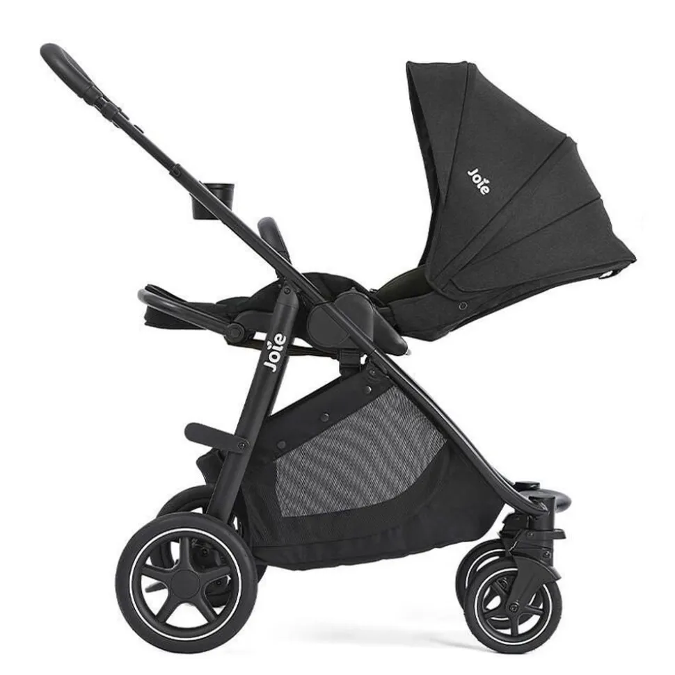 Poussette duo versatrax + siège auto i-snug 2 raven