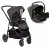 Poussette duo versatrax + siège auto i-snug 2 shale noir