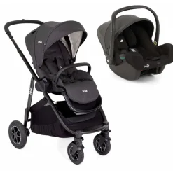 Poussette duo versatrax + siège auto i-snug 2 shale noir