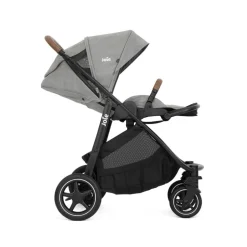 Poussette duo versatrax + siège auto i-snug 2 pebble gris