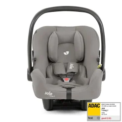 Poussette duo versatrax + siège auto i-snug 2 pebble gris