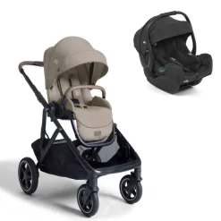 Poussette duo versiti sandstone + siège auto i-gemm 3 raven