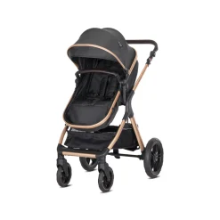 Poussette duo viola noir nacelle + adaptateur siège-auto