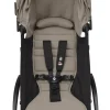 Poussette duo yoyo 3 - châssis blanc pack 6+ et siège auto izi go modular x2 by besafe taupe