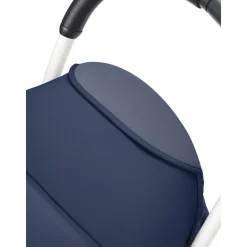 Poussette duo yoyo 3 - châssis blanc pack 6+ et nacelle bleu air france
