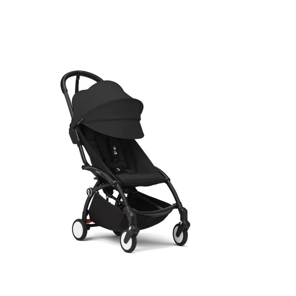 Poussette duo yoyo 3 - châssis noir pack 6+ et siège auto izi go modular x2 by besafe noir