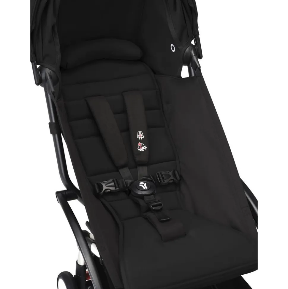 Poussette duo yoyo 3 - châssis noir pack 6+ et siège auto izi go modular x2 by besafe noir