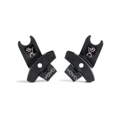 Poussette duo yoyo 3 - châssis noir pack 6+ et siège auto izi go modular x2 by besafe léopard