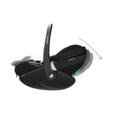 Poussette duo yoyo 3 pack 6+ et siège auto pebble 360 pro² - chassis noir - olive
