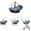 Poussette duo yoyo 3 pack 6+ et siège auto pebble 360 pro² - chassis noir - bonpoint