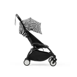 Poussette duo yoyo 3 pack 6+ et siège auto pebble 360 pro² - chassis noir - zebra