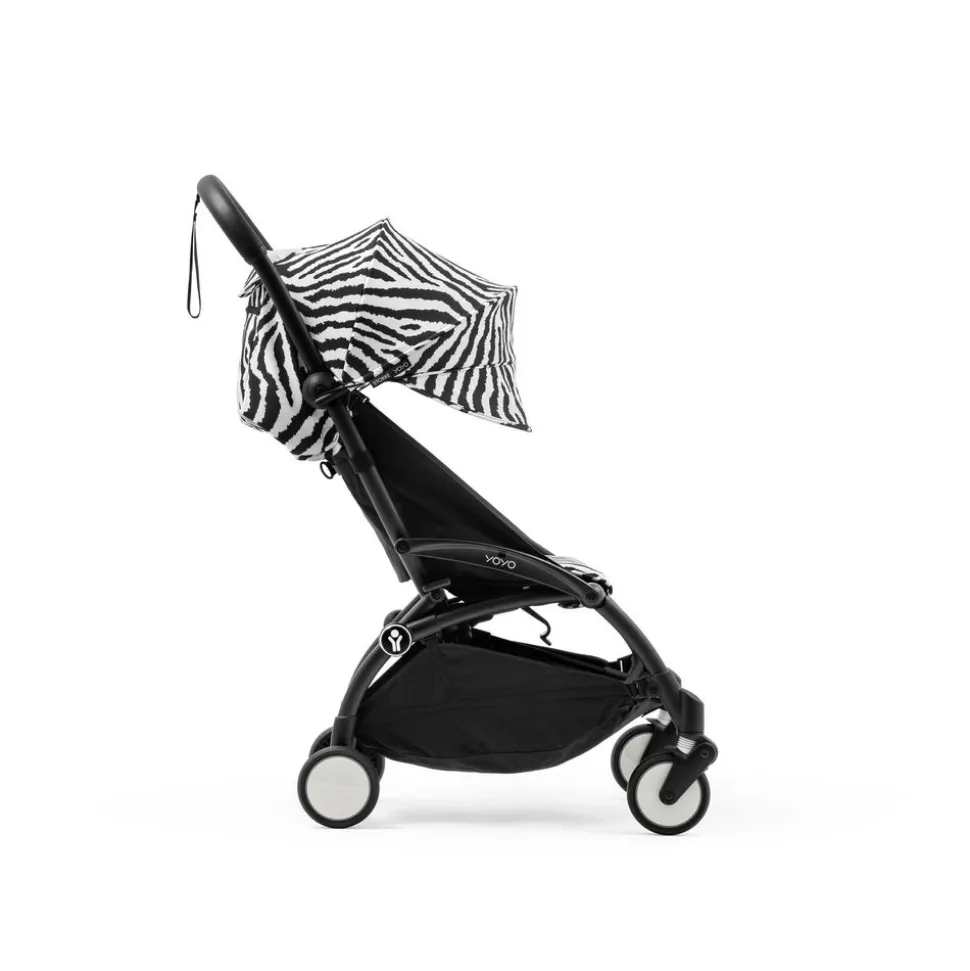 Poussette duo yoyo 3 pack 6+ et siège auto cloud t black - chassis noir - toffee