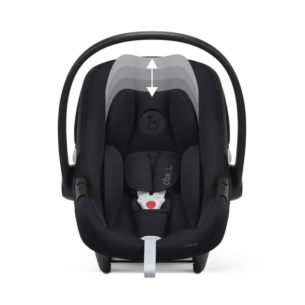 Poussette duo yoyo 3 pack 6+ et siège auto cloud t black - chassis noir - noir