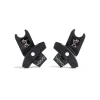 Poussette duo yoyo 3 pack 6+ et siège auto cloud t black - chassis blanc - zebra