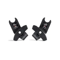 Poussette duo yoyo 3 pack 6+ et siège auto cloud t black - chassis noir - zebra