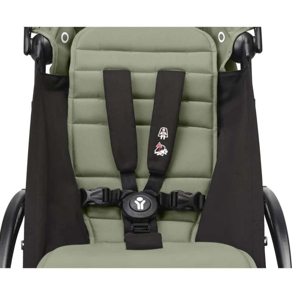 Poussette duo yoyo 3 pack 6+ et siège auto cloud g3 black - chassis noir - olive