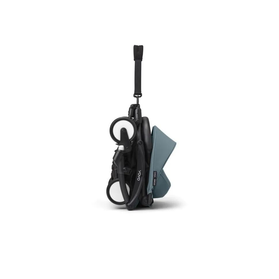 Poussette duo yoyo 3 pack 6+ et siège auto cloud g3 black - chassis noir - aqua