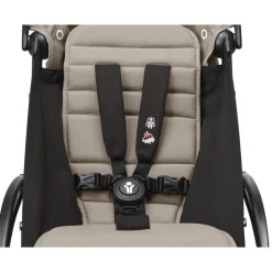 Poussette duo yoyo 3 pack 6+ et siège auto cloud g3 black - chassis noir - taupe