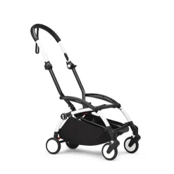 Poussette duo yoyo 3 pack 6+ et siège auto cloud g3 black - chassis blanc - zebra
