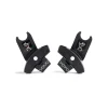 Poussette duo yoyo 3 pack 6+ et siège auto aton b2 black - chassis blanc - aqua