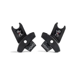 Poussette duo yoyo 3 pack 6+ et siège auto aton b2 black - chassis noir - zebra