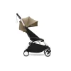 Poussette duo yoyo 3 pack 6+ et siège auto aton b2 black - chassis blanc - toffee