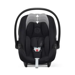 Poussette duo yoyo 3 pack 6+ et siège auto aton b2 black - chassis blanc - zebra