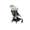 Poussette duo yoyo 3 pack 6+ et siège auto cloud t plus beige - chassis blanc - bonpoint