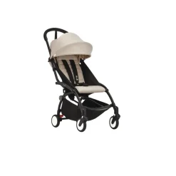 Poussette duo yoyo 3 pack 6+ et siège auto cloud t plus beige - chassis noir - bonpoint