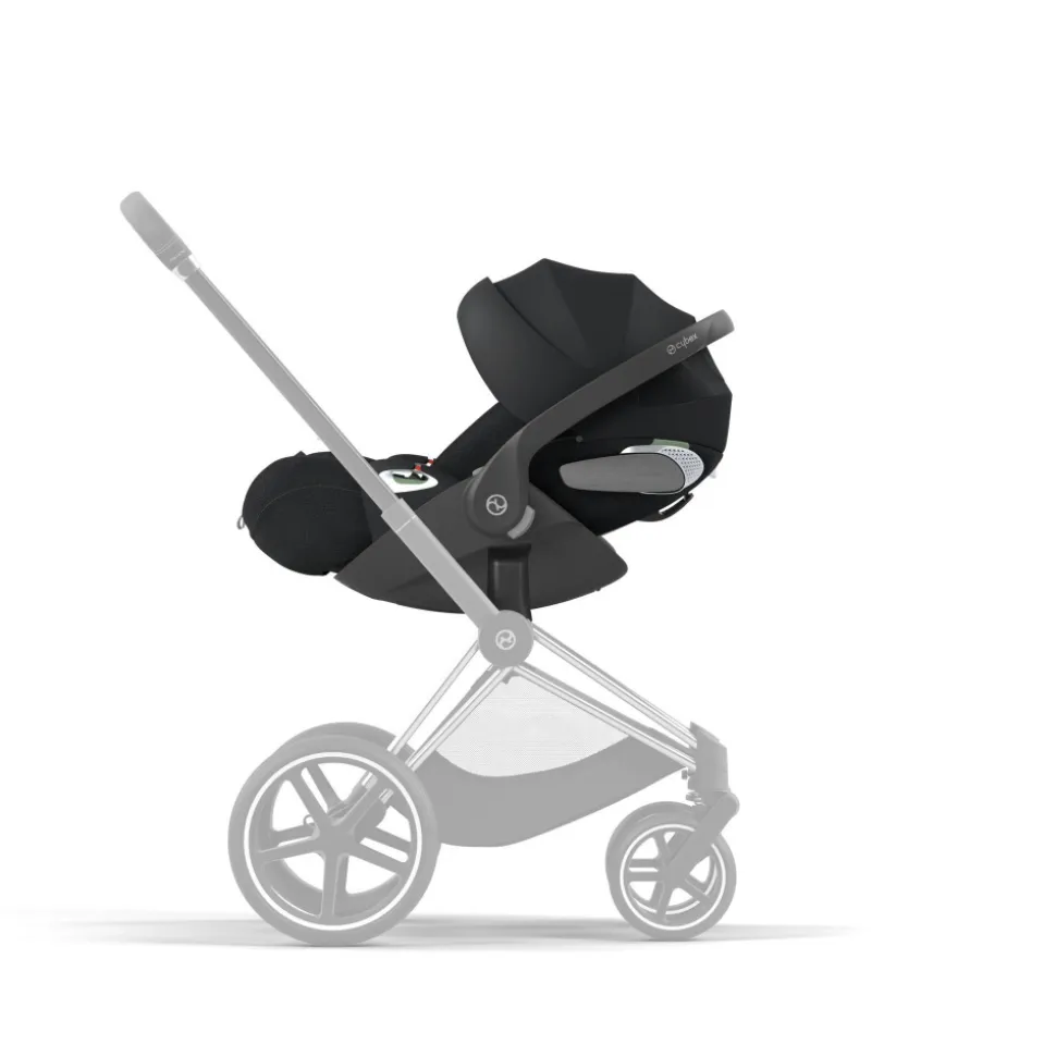Poussette duo yoyo 3 pack 6+ et siège auto cloud t plus black - chassis noir - zebra
