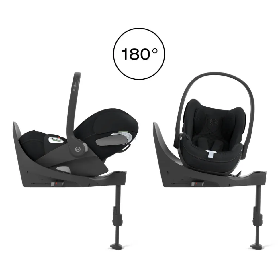 Poussette duo yoyo 3 pack 6+ et siège auto cloud t plus black - chassis noir - leopard