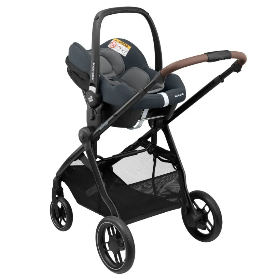 Poussette duo zelia 3 + nacelle essential graphite