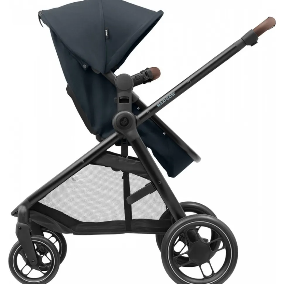 Poussette duo zelia 3 + nacelle essential graphite