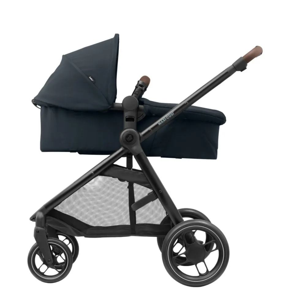 Poussette duo zelia 3 + nacelle essential graphite