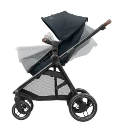 Poussette duo zelia 3 + nacelle essential graphite