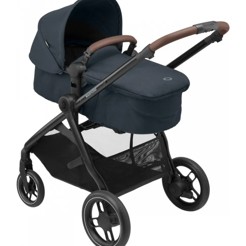 Poussette duo zelia 3 + nacelle essential graphite