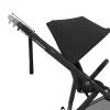 Poussette e-gazelle s moon black châssis noir