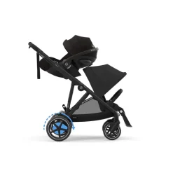 Poussette e-gazelle s moon black châssis noir