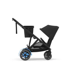 Poussette e-gazelle s moon black châssis noir