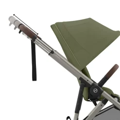 Poussette e-gazelle s moss green châssis taupe