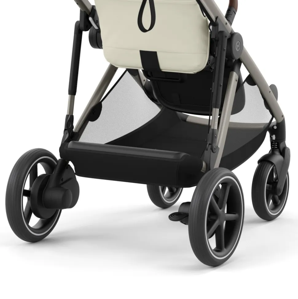 Poussette e-gazelle s ocean blue châssis silver