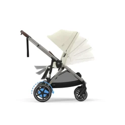 Poussette e-gazelle s seashell beige châssis taupe